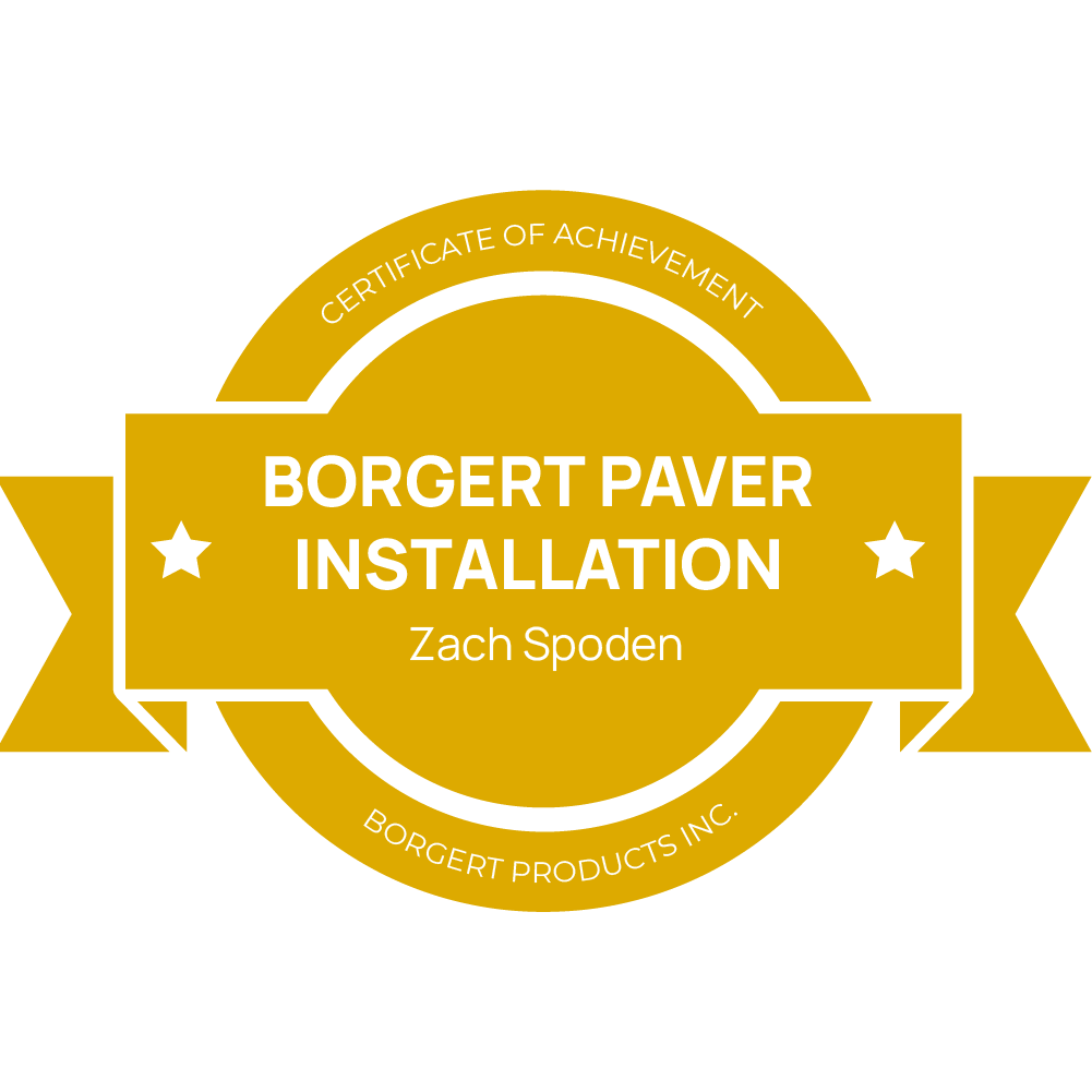 Bogert Paver Installation Award